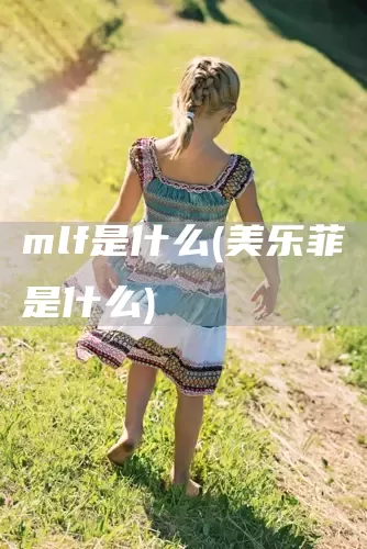 mlf是什么(美樂菲是什么)(圖1)